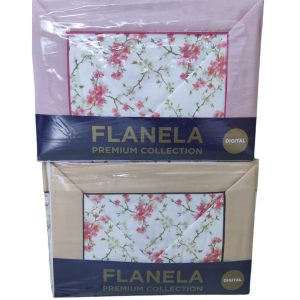 Jogo de Cama Flanela – Digital Florzinhas