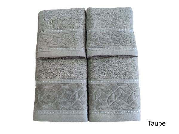 ON-133541123901729599-Taupe Jogo de Banho - Veludo