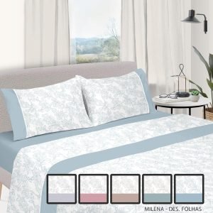 Jogo de Cama Milena – Folhas