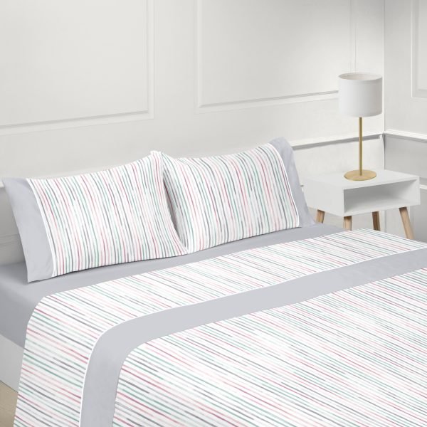 ON-133911850087909978-CRETA_ROSA_CINZA_3D Jogo de Cama – Cotton Creta