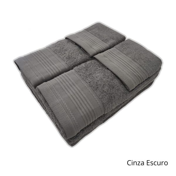 133930735378444407-Cinza Escuro Jogo de Banho - Riscas