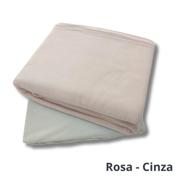 134044066577483414-Rosa – Cinza Jogo de Cama Ajustável - Fofinho