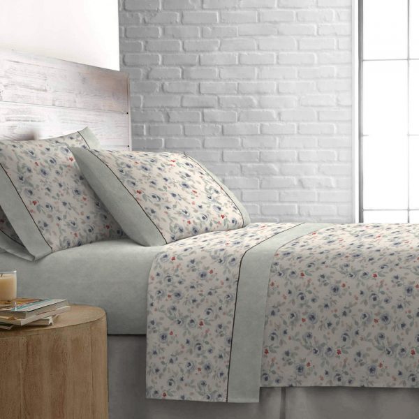 ON-134044727051382817-Gama_Verde_Agua Jogo de Cama Flanela Não Ajustável – Gama