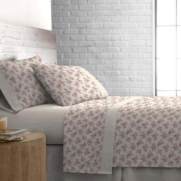 134044729840065272-Sumes_Rosa Jogo de Cama Flanela Ajustável - Sumes