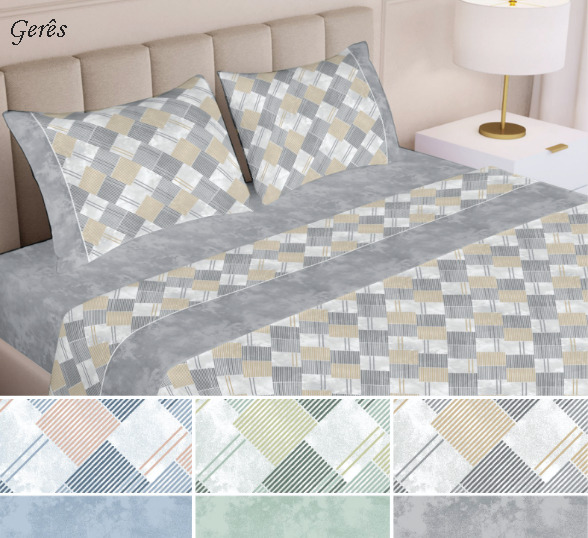 134056202116927483-GERES Jogo de Cama Ajustável Flanela - Gerês