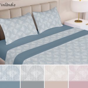 Jogo de Cama Ajustável Coralina – Finlândia