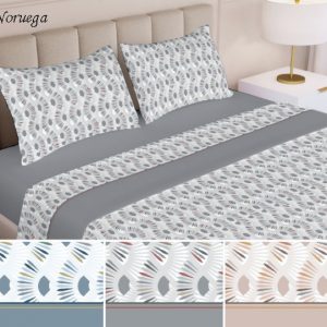 Jogo de Cama Ajustável Coralina – Noruega