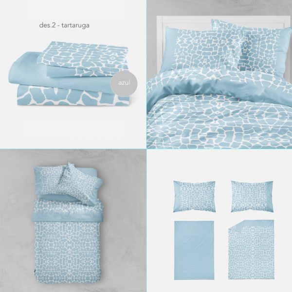 ON-134062209361025079-7 Jogo de Cama Ajustável Sedalina - Tartaruga