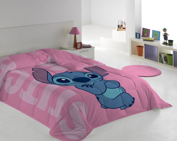 134081904494046759-AMB EDREDON LILO & STICH FLOWERS Edredão Lilo & Stitch Flowers