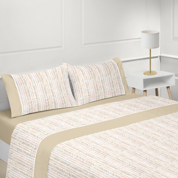 134170992094780427-MENORCA_BEGE_BEGE_3D Jogo de Cama Cotton – Menorca