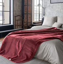 133137788971268277-16 GRANATE - BURGUNDY2 Cobertor Ref: 545 Pierre Cardin
