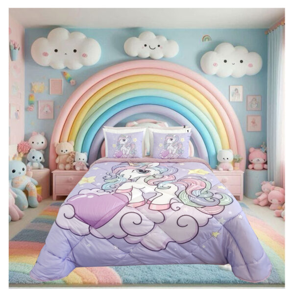 134050089794163667-INLAY Unicornio Edredon BA Ref: Unicornio 100% Poliester