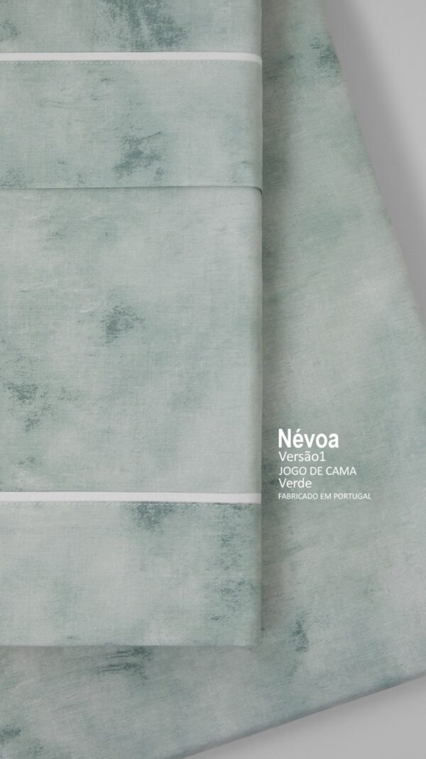 134254896654253646-VERDE Jogo de Cama Ajustável - Névoa