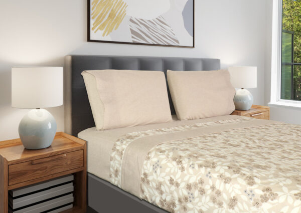Jogo de Cama Flanela - Jardim