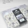 134341075614552316-Cinza Jogo de Cama Flanela - Pétalas