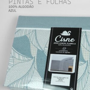 Jogo de Cama Flanela - Pintas & Folhas